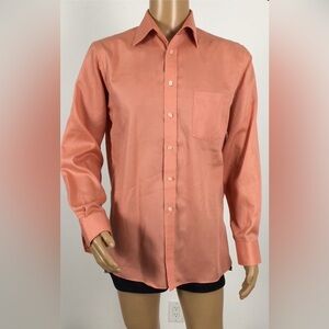 👛 (ANY 2/$20) JOSEPH ABBOUD 💯 cotton Non-Iron Long Sleeved Shirt, Reg Fit